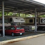 Covered and uncovered RV & Boat Storage